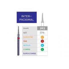 3D Dental Interproximal Diamond Fine Burs 392-016SF 10/Pk